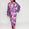 Alake Blouse and Wrapper with Scarf