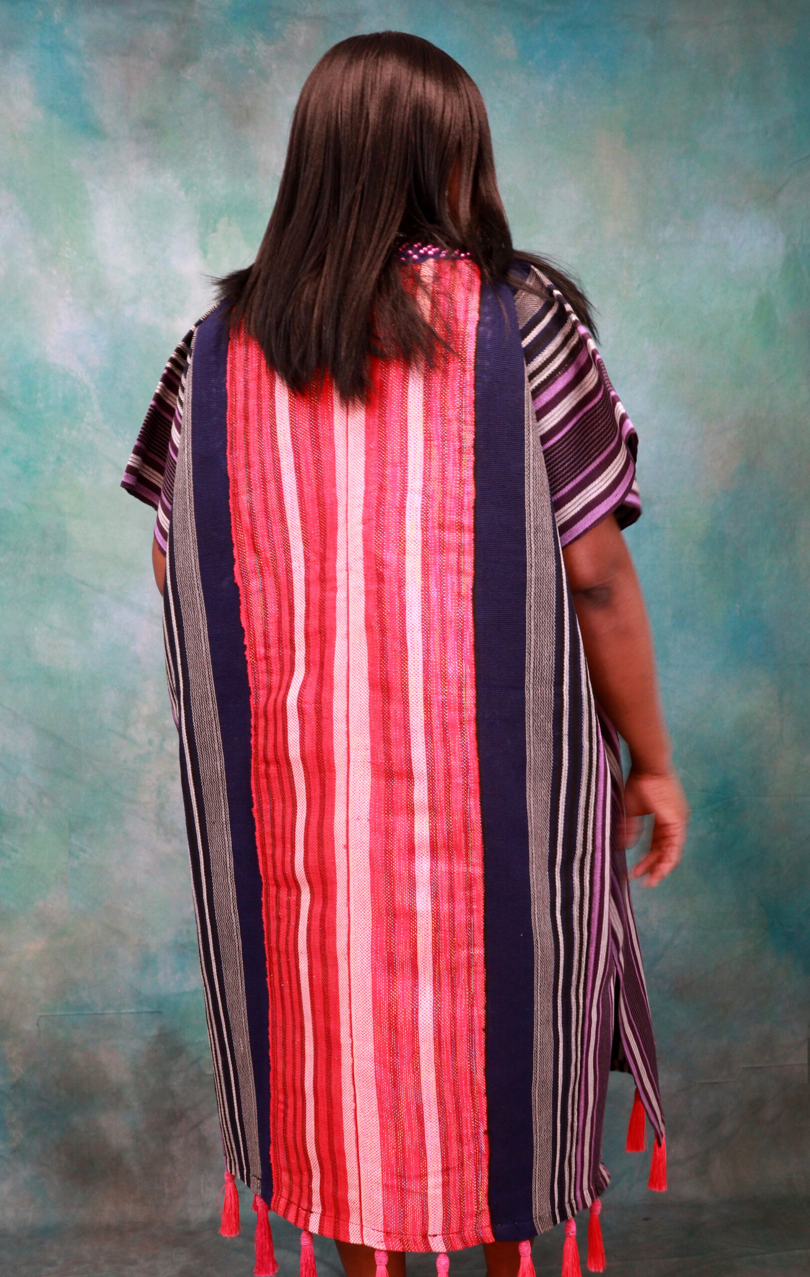 Anike Three Quarter Asooke Beaded Boubou - Image 2