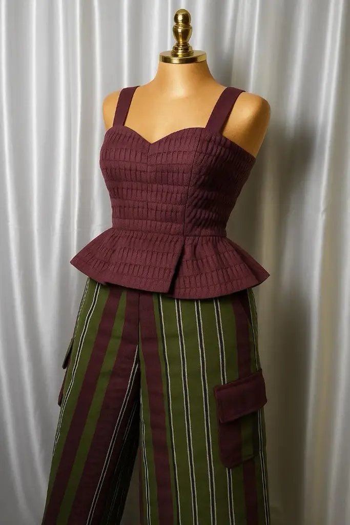 Arike Asooke top and cargo pant